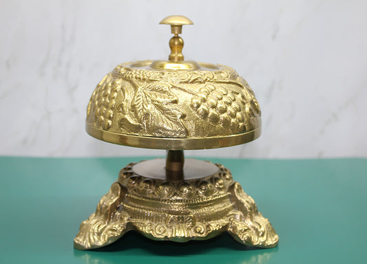 Pirinç Masa Üstü Basmalı Çan