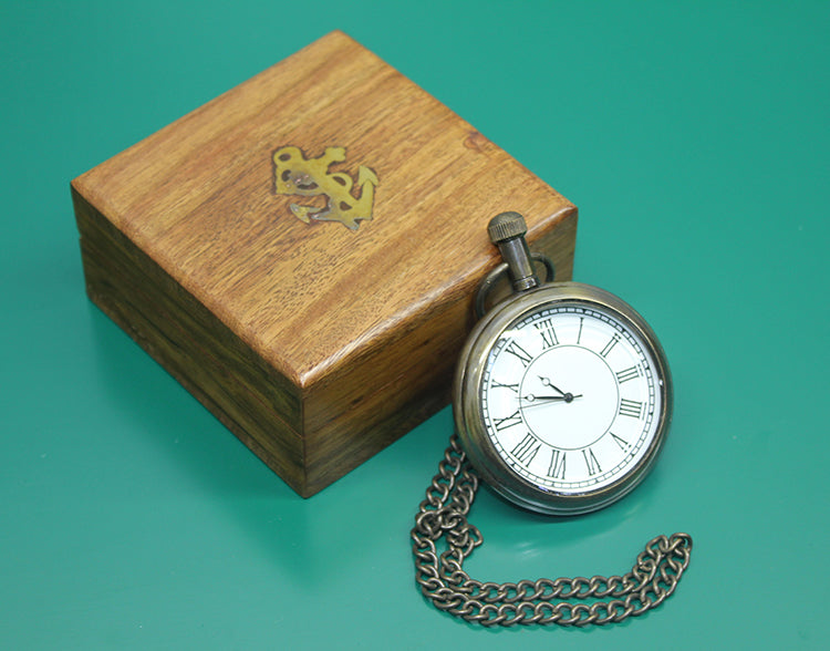 Ahşap Kutulu Köstekli Saat Model 1