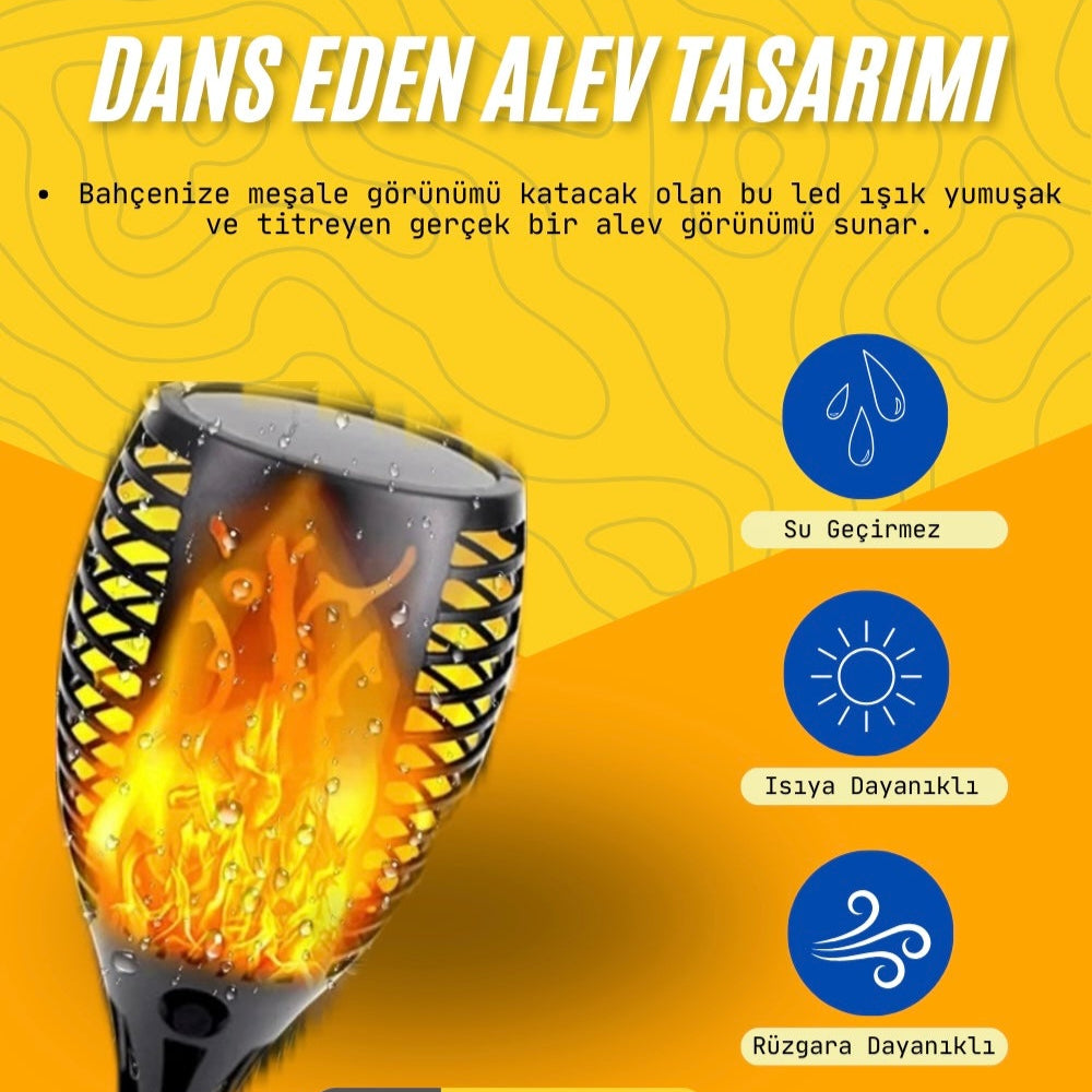 ALEV DESENLİ SOLAR LED
