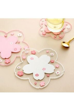 Yanmaz Kaydırmaz Japon Kiraz Çiçeği Altlık