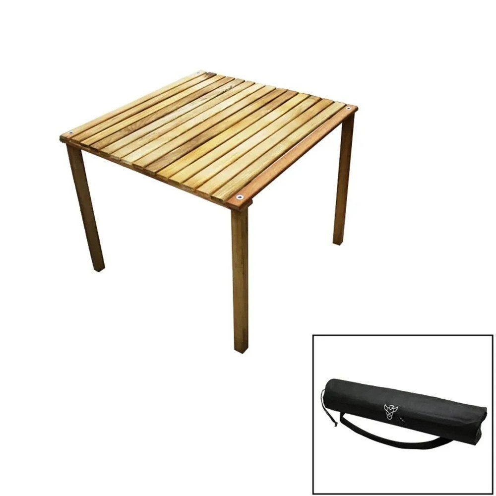 Ahşap Katlanır Kamp Masası
