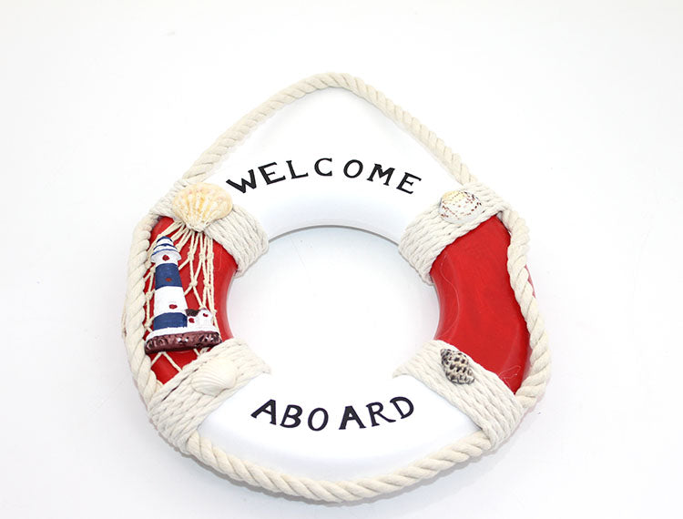 Ahşap Marin Duvara Asmalı Simit Model 2