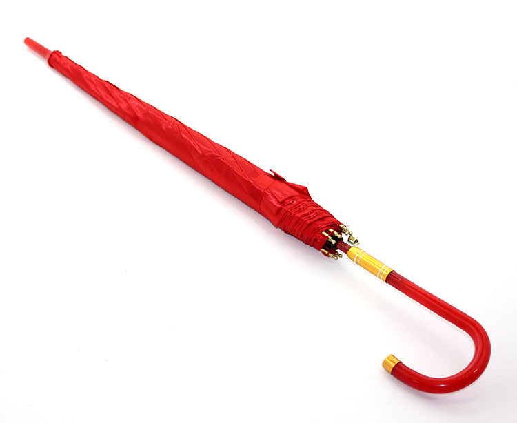 Baston Şemsiye Kırmızı Renk