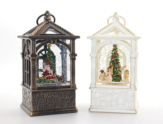 Yılbaşı Temalı Işıklı Müzikli Kar Küresi Model 2