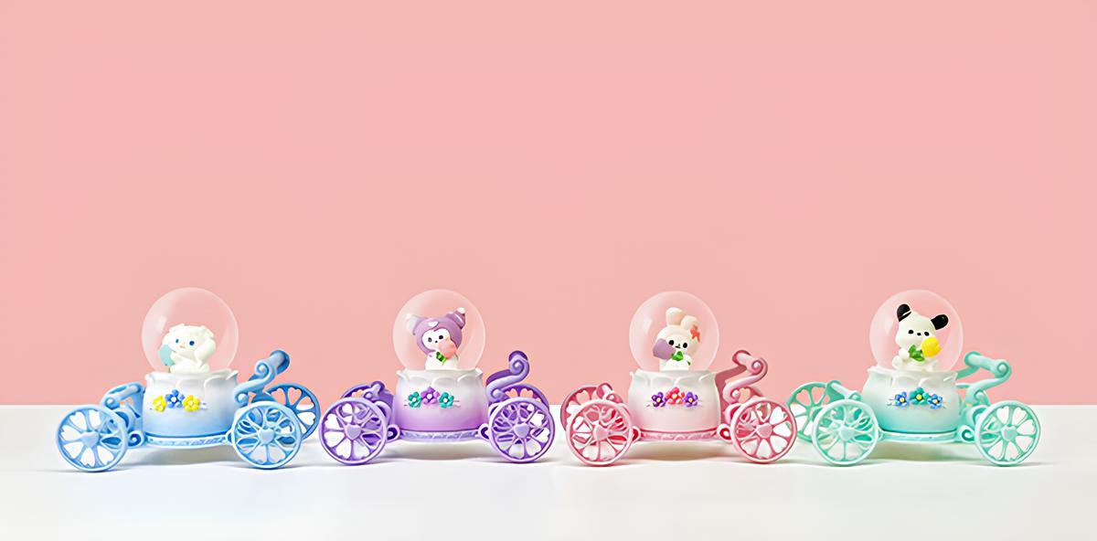 Arabalı Kuromi Serisi Kar Küresi