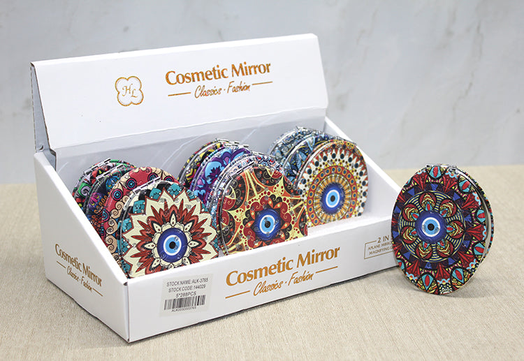 Taşlı El Aynası Oval İnce Model 5