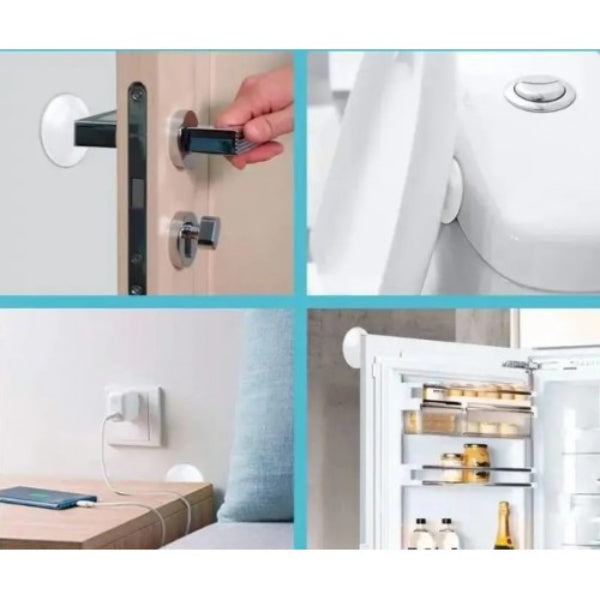 Şeffaf Silikon Mobilya ve Kapı Durdurucu Darbe Pedi 4'lü Set