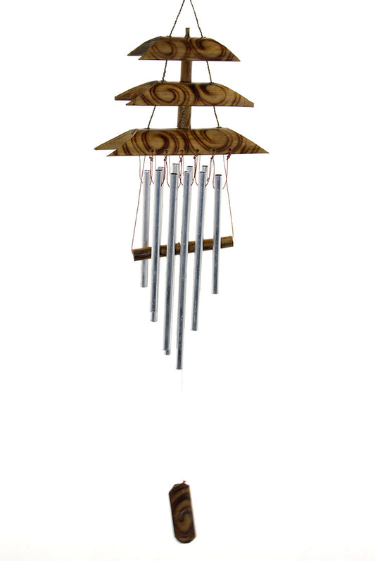 Bambu Metal Çanlı Rüzgar Çanı