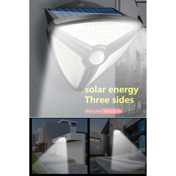 Sensörlü 138 Ledli Güneş Enerjili Solar Bahçe Lambası