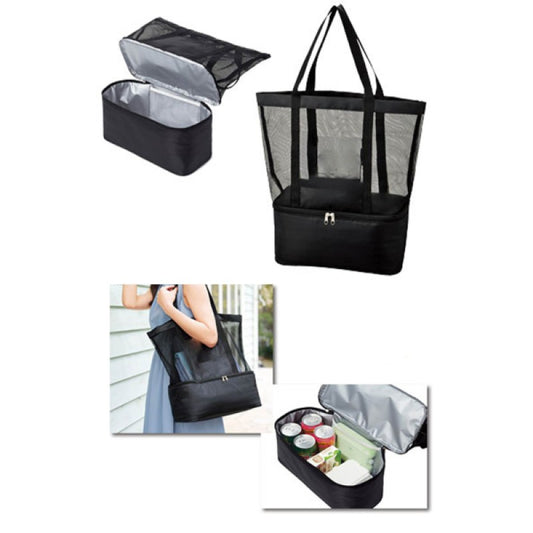 Termoslu Altı Buzluklu Plaj Çantası