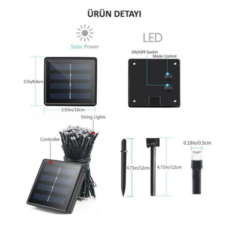 12 METRE SOLAR BAHÇE LEDİ