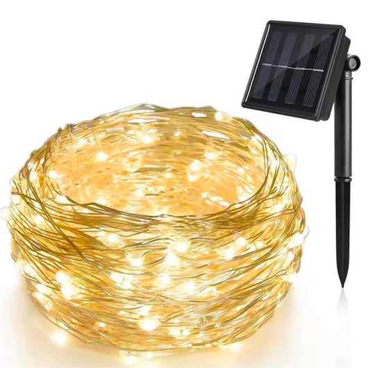 Güneş Enerjili 200 LED Dış Aydınlatma
