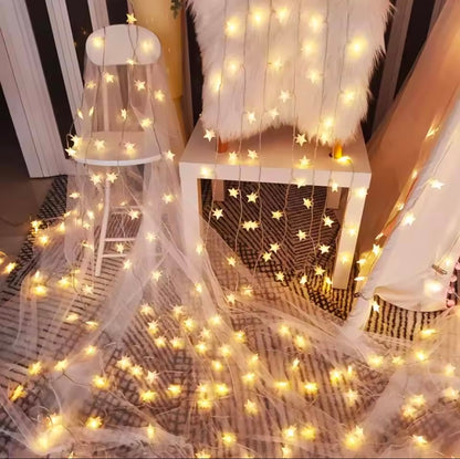 3 Metre Yıldız Şekilli LED Işık