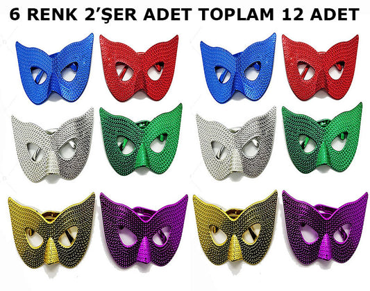 Retro Maskeli Balo Parti Gözlüğü