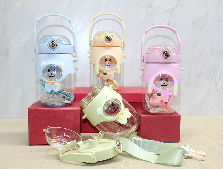 Üsten Tutmalı Askılı Su Matarası 500 ml