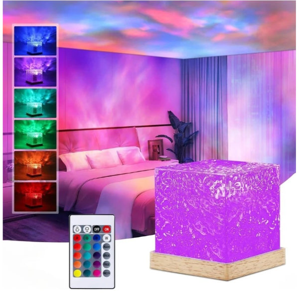 Su Dalgası Projektör Gece Lambası