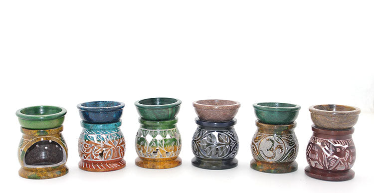 Obsidian Taşı Buhurdanlık Model 5