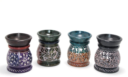 Obsidian Taşı Buhurdanlık Model 4